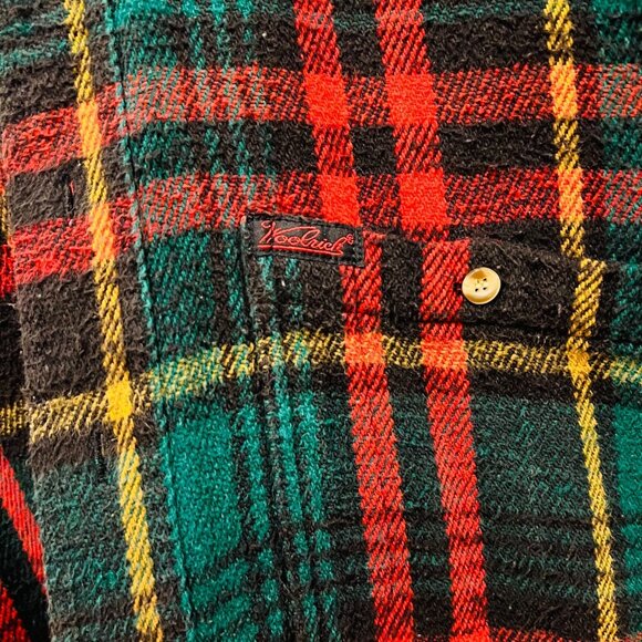 Vintage Woolrich Heavy Weight Thick Flannel Button Down Size XL - Picture 12 of 16